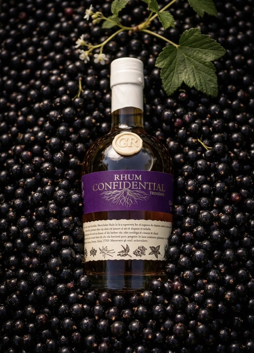 Rhum Fût de liqueur de Cassis